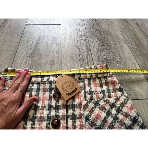 Kori pink and black mini skirt size S - Picture 7 of 13